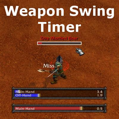 A simple, lightweight swing timer for all classes and specializations. . Weapon swing timer weakaura wotlk hunter